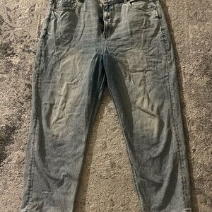 American eagle mom straight jeans 16 short